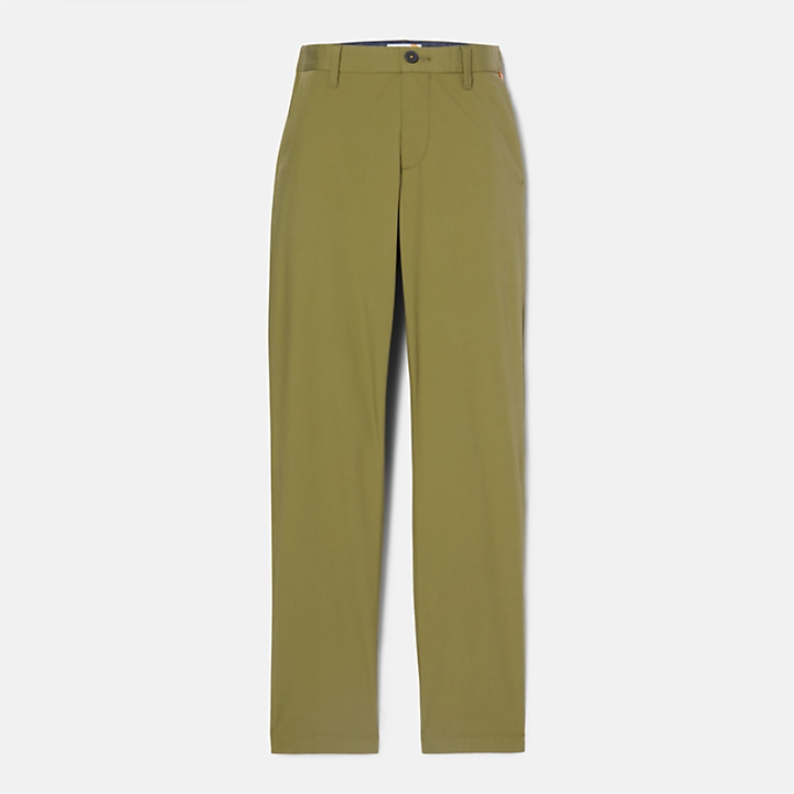 Timberland SARGENT LAKE SUPER-LIGHTWEIGHT STRETCH CHINO TROUSERS FOR MEN IN GREEN